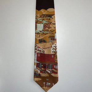 Grandpa's Collection: Vintage Old Western Men's Neck Tie